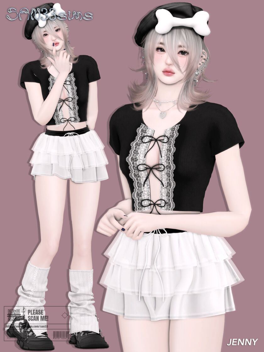 🖤【333】Jenny. Sims 4 CC