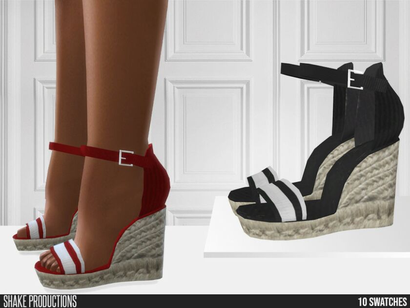 738 – Espadrille Wedges By Shakeproductions Sims 4 CC