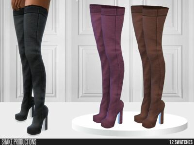 766 – High Heel Boots By Shakeproductions Sims 4 CC