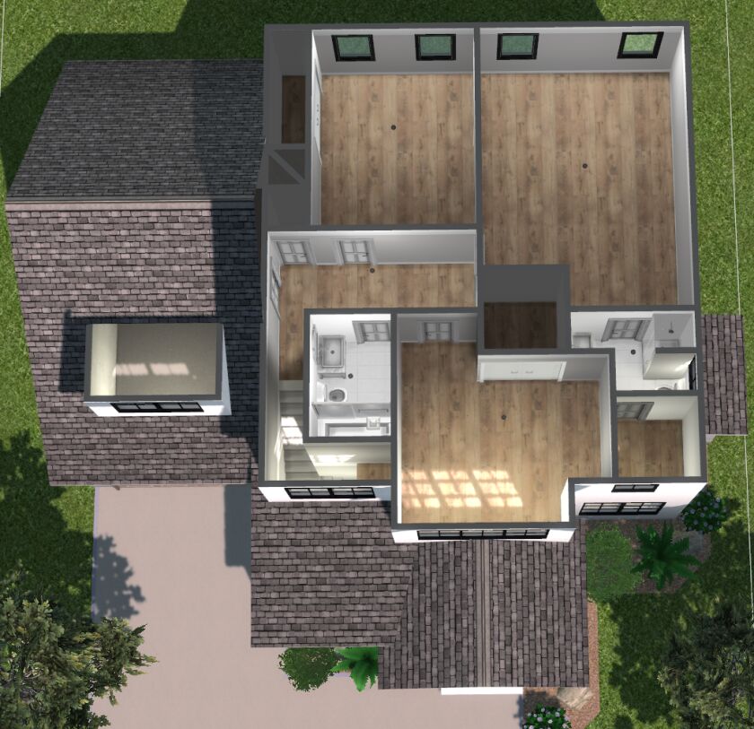 sims 4 cc a 2 story house that has 3 bedroom 1 half 8