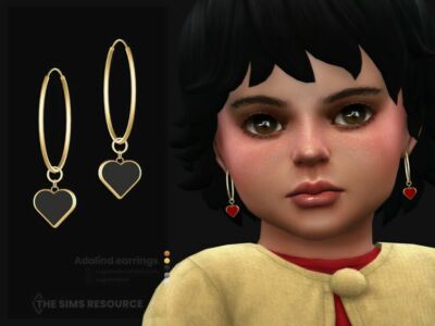 Adalind Earrings For Toddlers Sims 4 CC