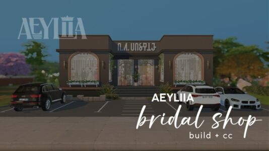 Aeyliia Bridal Shop | Build Sims 4 CC