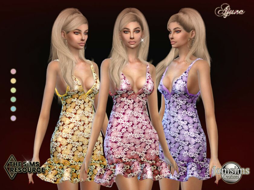 Ajuna Dess By Jomsims Sims 4 CC