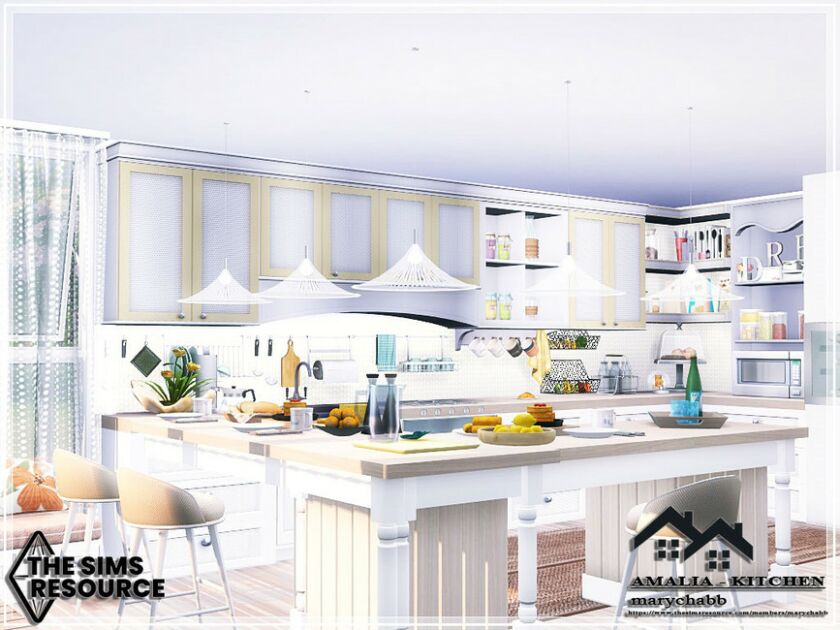 sims 4 cc amalia kitchen by marychabb 2