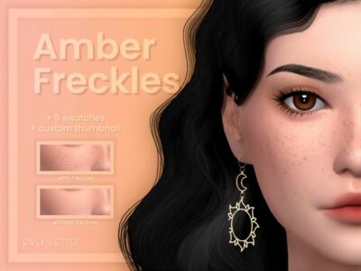 Amber Freckles – EVA Zetta Sims 4 CC