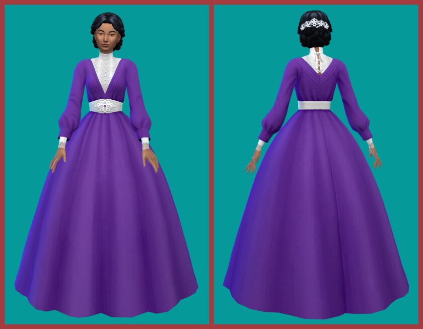 sims 4 cc amethyst day dress i saw this top from the new 2