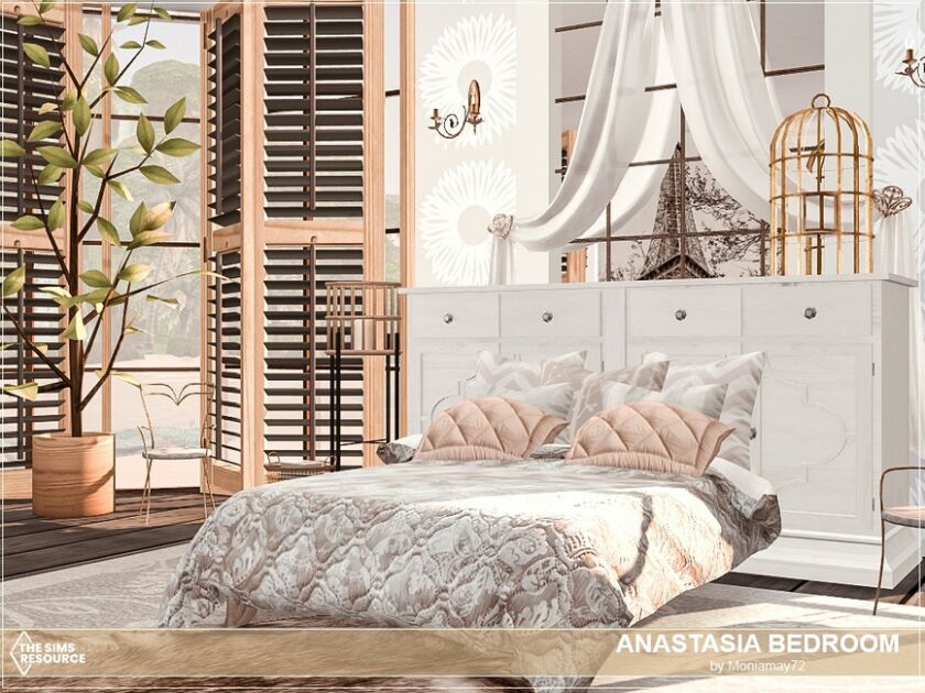 Anastasia Bedroom By Moniamay72 Sims 4 CC