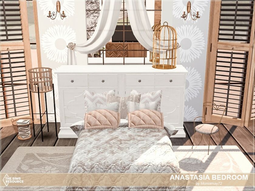 sims 4 cc anastasia bedroom by moniamay72 3