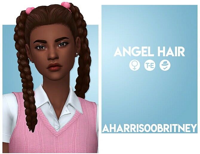 Angel Hair Sims 4 CC