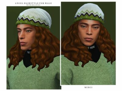 Angel Hairstyle For Male By ‘-Merci- Sims 4 CC