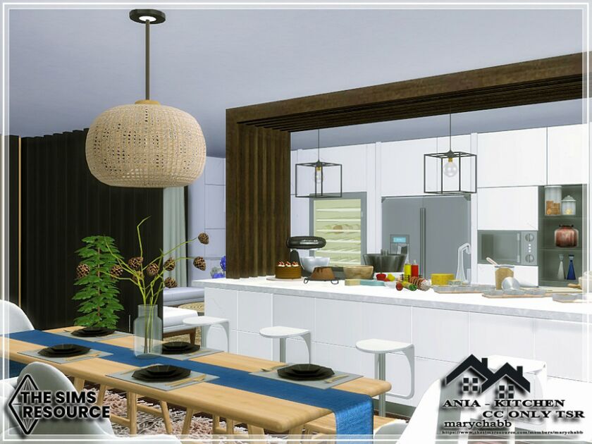 sims 4 cc ania kitchen cc only tsr by marychabb 2