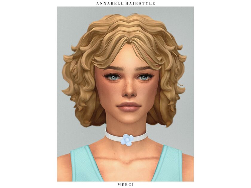 Annabell Hairstyle By -Merci- Sims 4 CC