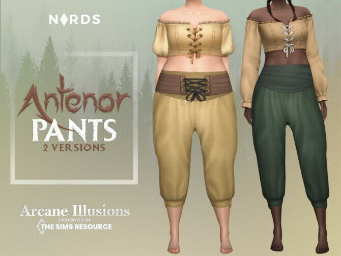 Antenor Pants By Nords-Sims Sims 4 CC