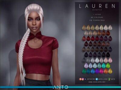 Anto – Lauren (Patreon) By Anto Sims 4 CC