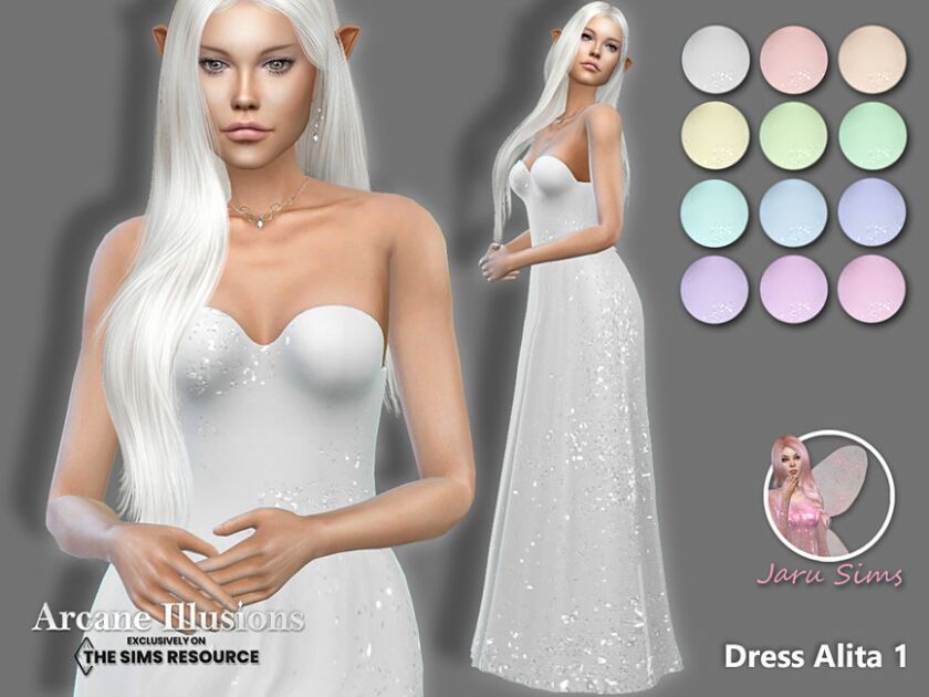 Arcane Illusions – Dress Alita 1 Sims 4 CC