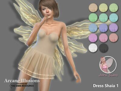 Arcane Illusions – Dress Shaia1 Sims 4 CC