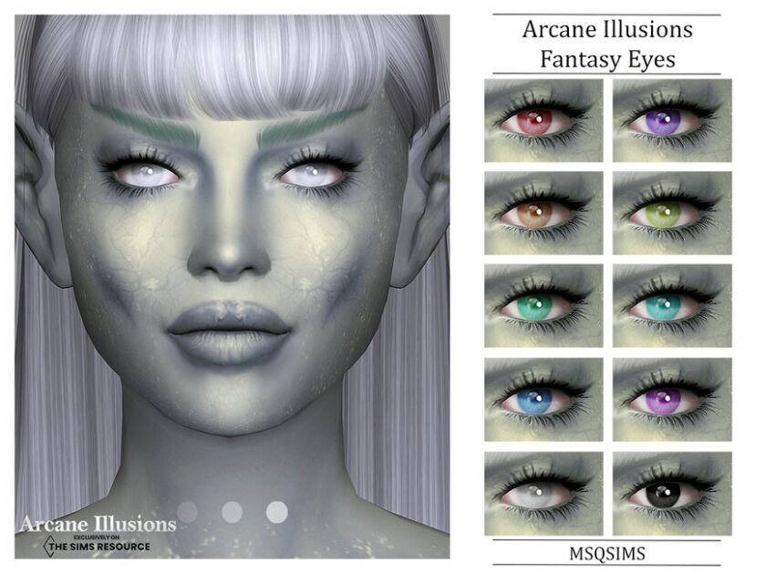 Arcane Illusions Fantasy Eyes By Msqsims Sims 4 CC