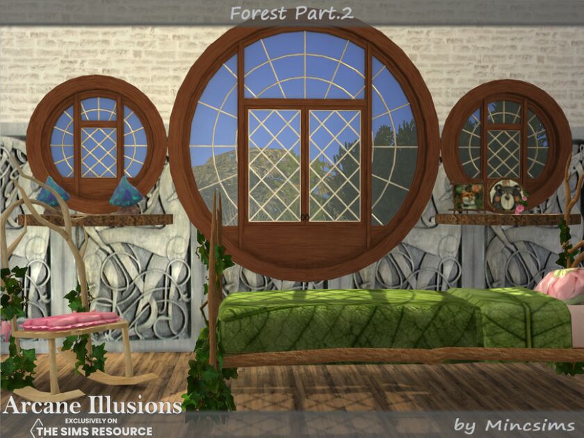 sims 4 cc arcane illusions forest part 2 by mincsims 4