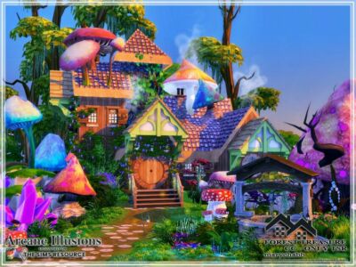 Arcane Illusions – Forest Treasure- CC – By Marychabb Sims 4 CC