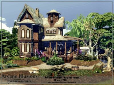 Arcane Illusions-Magical Forest-Cc Onlytsr By Danuta720 Sims 4 CC