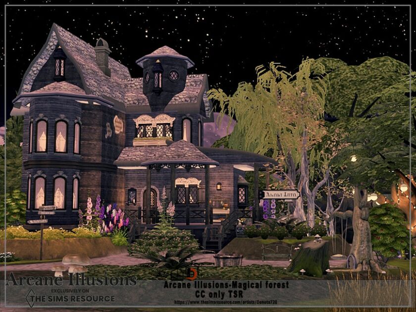 sims 4 cc arcane illusions magical forest cc onlytsr by danuta720 2