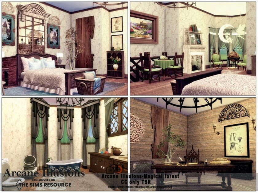 sims 4 cc arcane illusions magical forest cc onlytsr by danuta720 7