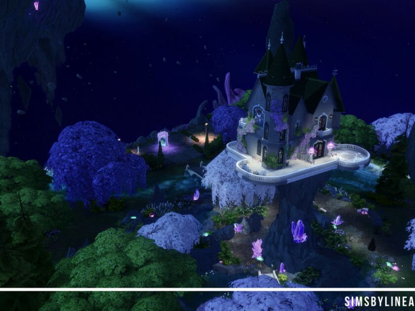 sims 4 cc arcane illusions magical headquarters by simsbylinea 2