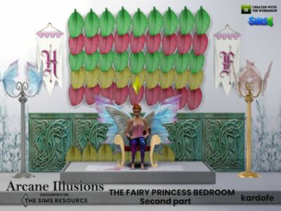 Arcane Illusions The Fairy Princess Bedroom2 By Kardofe Sims 4 CC