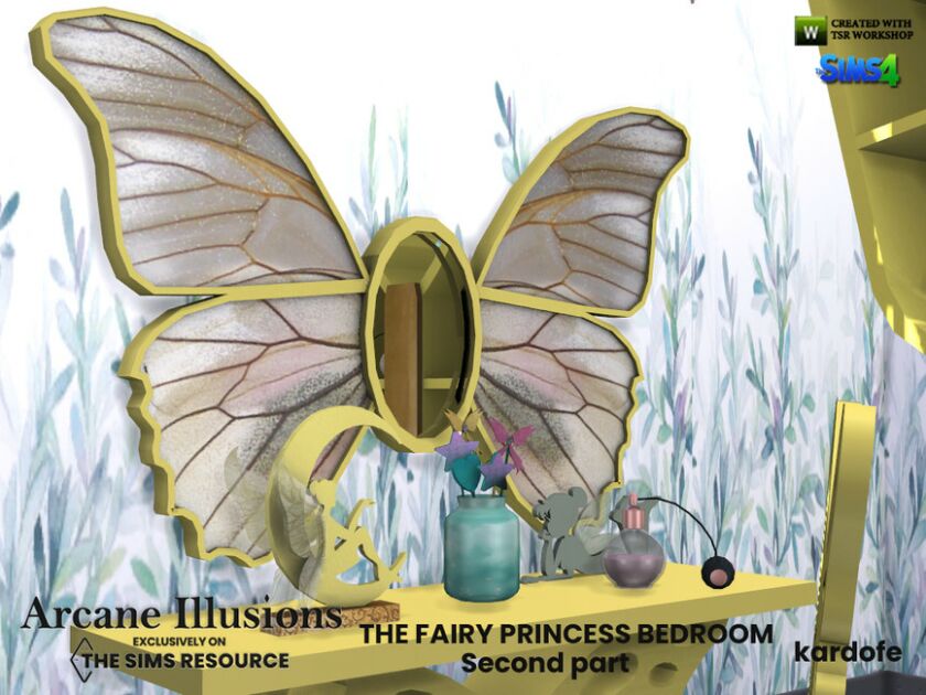 sims 4 cc arcane illusions the fairy princess bedroom2 by kardofe 5