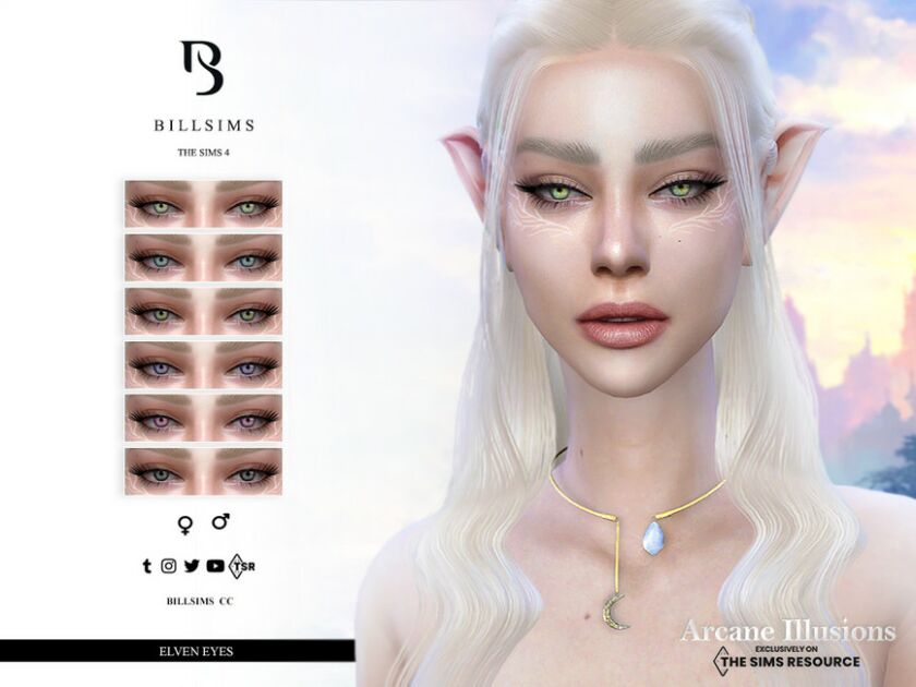 Arcane Illussions – Elven Eyes Sims 4 CC