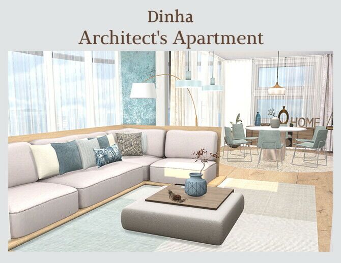 Architect’s Apartment Sims 4 CC