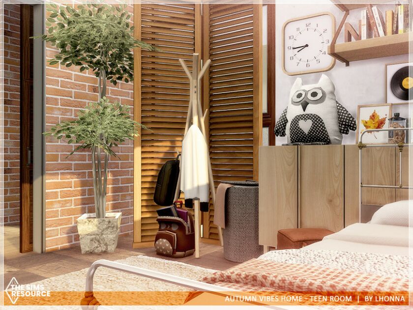 sims 4 cc autumn vibes home teen room tsr cc only by lhonna 5