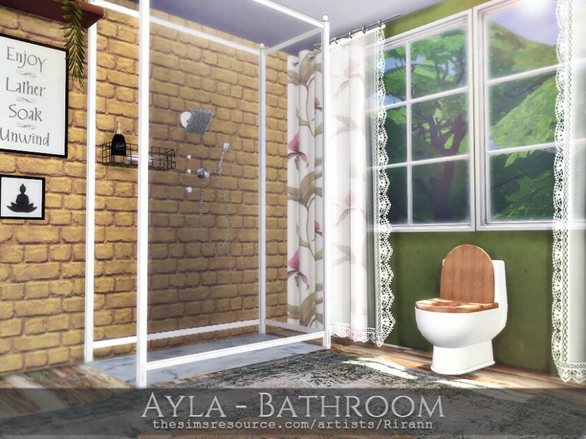 sims 4 cc ayla bathroom by rirann 3