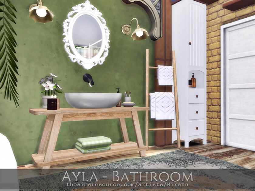 sims 4 cc ayla bathroom by rirann 4