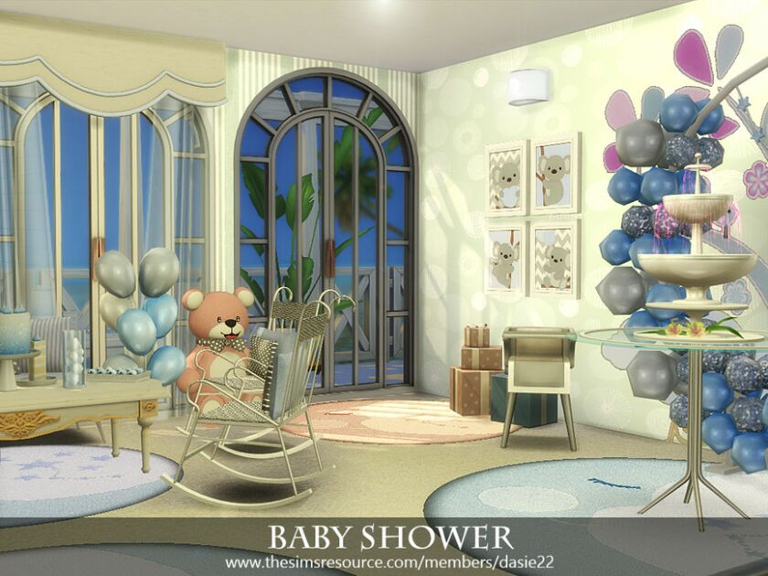 sims 4 cc baby shower by dasie2 3