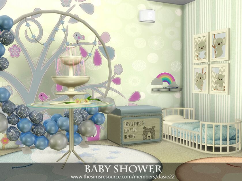 sims 4 cc baby shower by dasie2 4