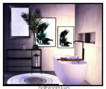 Badezimmer EVA Sims 4 CC