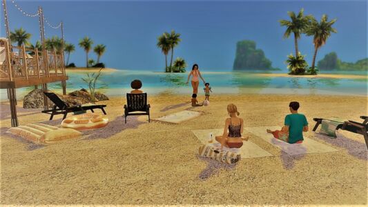 Beach BAR CAN NOW BE Downloaded From MY Patreon Sims 4 CC