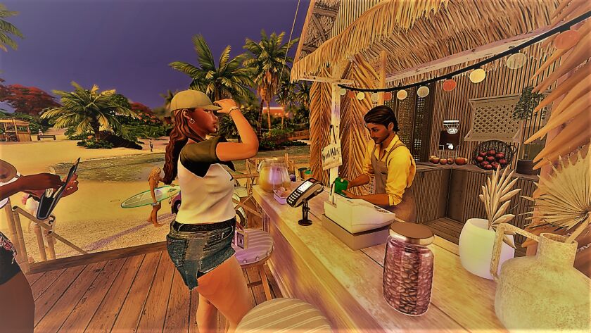 sims 4 cc beach bar can now be downloaded from my patreon 12