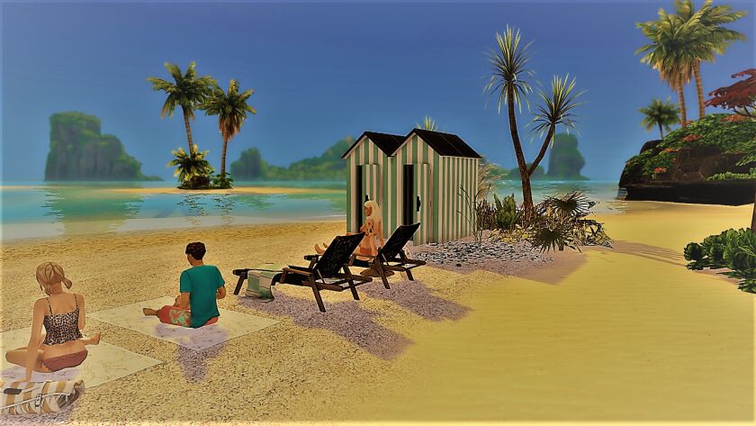 sims 4 cc beach bar can now be downloaded from my patreon 3