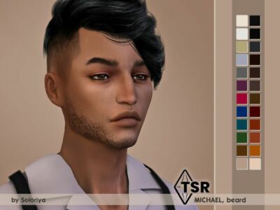 Beard Michael By Soloriya Sims 4 CC