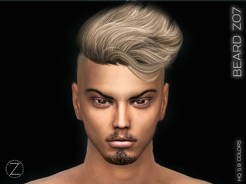 Beard Z07 By Zenx Sims 4 CC