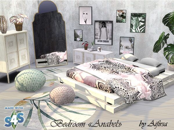 BED Room Anabel By Aifirsa Sims 4 CC