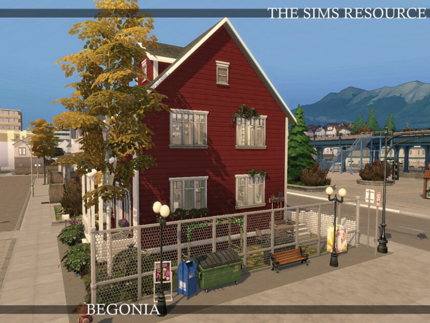 sims 4 cc begonia family house nocc by simzmora 2