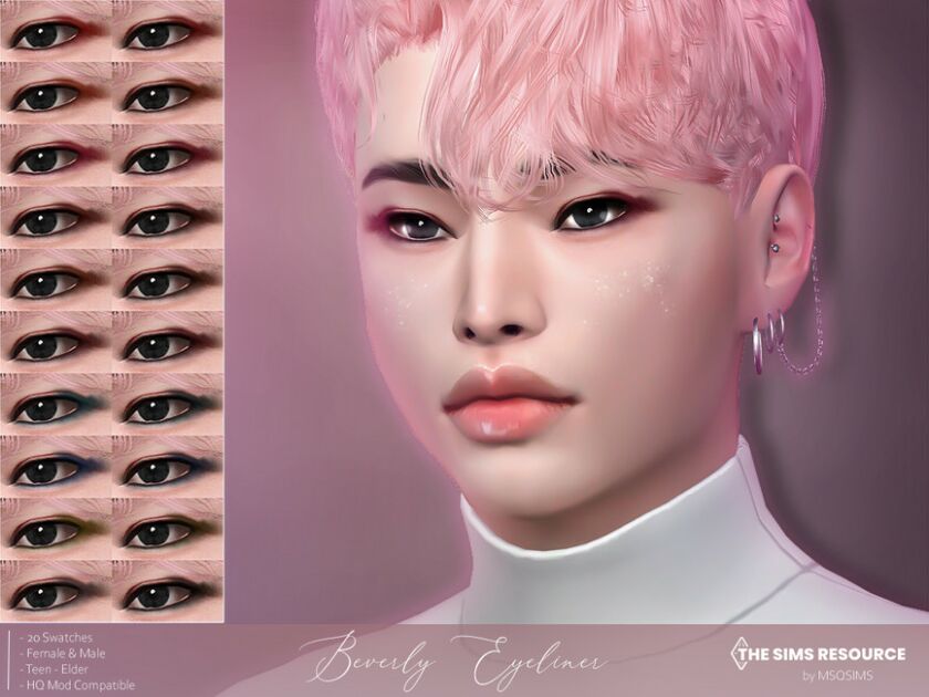 Beverly Eyeliner By Msqsims Sims 4 CC