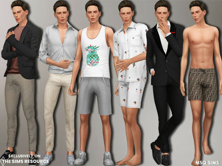 sims 4 cc bill skarsgard by msqsims 2