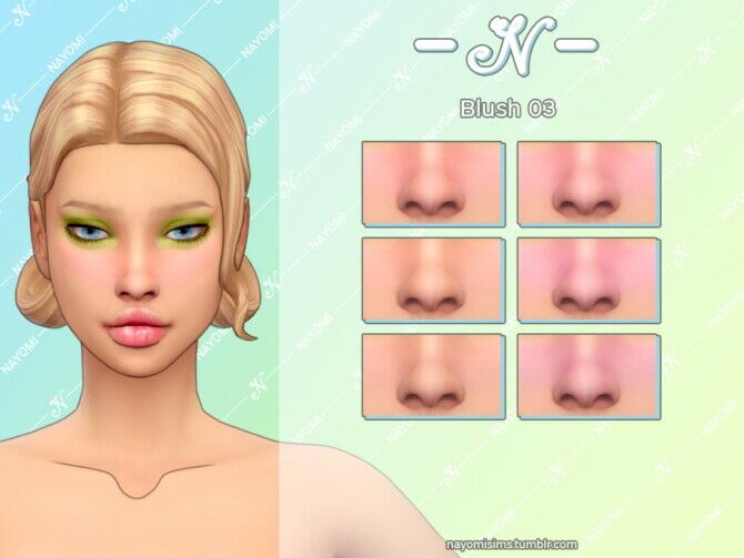 Blush 03 By Nayomisims Sims 4 CC