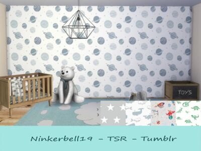 Boys Wallpaper Collection By Ninkerbell19 Sims 4 CC