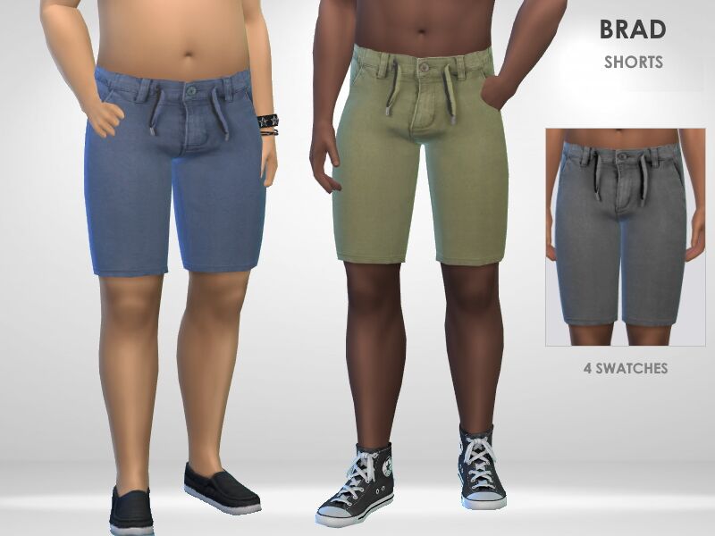 Brad Shorts By Puresim Sims 4 CC