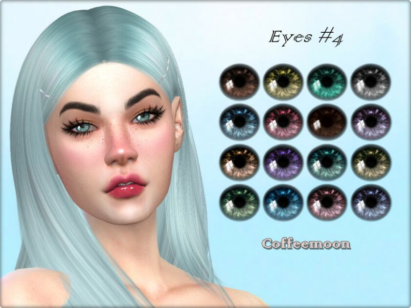 Bright Glare Eyes N4 By Coffeemoon Sims 4 CC